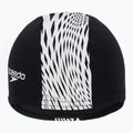 Swim cap Speedo Boom Endurance+ black/white boho diamonds