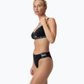 Women's two-piece swimsuit Speedo Solid Logo Elastic High Waist Bottom speedo black 8