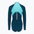Speedo women's one-piece swimsuit Zip Colorblock dark teal 2