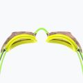 Speedo Vanquisher 3.0 Mirrored hyper yellow/grey/ablaze mirror swim goggles 3