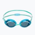 Women's swim goggles Speedo Vanquisher 3.0 Mirrored bachelor button/celeste/gold mirror 2