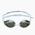 Women's swim goggles Speedo Vanquisher 3.0 Mirrored hawaiian sky/grey/silver mirror 2