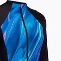 Speedo Printed LS Zip One Piece women's swimsuit rapture glow/dark teal 3