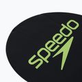 Speedo Printed Silicone swimming cap black stacked logo 3