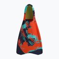 Speedo Medium Blade peacoat/volcanic orange/arctic glass swimming fins 2