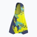 Speedo Short Blade hapuna blue/hyper yellow/arctic glass swimming fins 2