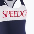 Speedo Colourblock Racerback women's one-piece swimsuit peacoat 3