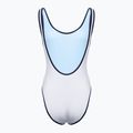 Speedo Solid Bound Scoop white women's one-piece swimsuit 2