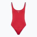 Speedo women's one-piece swimsuit Solid Bound Scoop high risk red