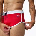 Men's Speedo Jetstream Retro Logo Brief high risk red swimming trunks 4