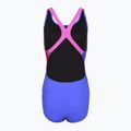 Women's one-piece swimsuit Speedo Placement Digital Powerback molten blend/cobalt pop 2
