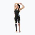 Women's fastskin Speedo Fastskin LZR Pure Intent 2.0 Closedback Kneeskin black / molten blur / hyper yellow / mainline 2