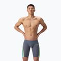 Men's swim jammers Speedo Fastskin LZR Intent 2.0 Jammer grey lead/acadia blue/hyper yellow