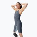 Women's fastskin Speedo Fastskin LZR Pure Valor 2.0 Closedback Kneeskin grey lead / acadia blue / mainline 4