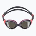 Women's swim goggles Speedo Biofuse 2.0 Mirror vintage fog / steel / silver mirror 2