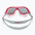 Children's swim mask Speedo Biofuse 2.0 high risk red / smoke 4