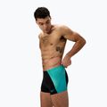 Men's swim boxers Speedo Endurance+ MAX Splice Aquashort black/turquoise gem 4