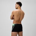 Men's swim boxers Speedo Hyper Boom Splice black/alfalfa green 3