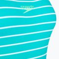 Women's one-piece swimsuit Speedo Eco Endurance+ Printed Medalist turquoise gem 3