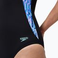 Women's one-piece swimsuit Speedo Shaping LunaLustre Printed indigo glow 6