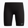 Children's swim jammers Speedo Plastisol Placement Jammer black/alfalfa green