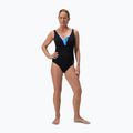 Women's one-piece swimsuit Speedo Shaping Printed OpusGem indigo glow 2
