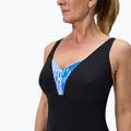 Women's one-piece swimsuit Speedo Shaping Printed OpusGem indigo glow 5