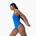 Women's one-piece swimsuit Speedo Racer Zip with Built in Swim Bra lagoon blue 4