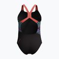 Children's one-piece swimsuit Speedo Digital Placement Powerback neon coral 2