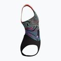 Children's one-piece swimsuit Speedo Digital Placement Powerback neon coral 4