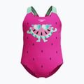 Children's one-piece swimsuit Speedo Digital Printed neon bubblegum