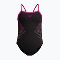 Children's one-piece swimsuit Speedo Platisol Placement Thinstrap Muscleback flare pink