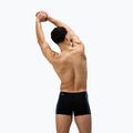 Men's swim boxers Speedo Endurance+ Tech Panel Aquashort black/turquoise gem 3