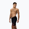 Men's swim jammers Speedo Medley Logo Jammer black/neon corall 4