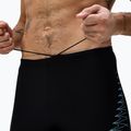 Men's swim jammers Speedo Medley Logo Jammer black/alfalfa green 5