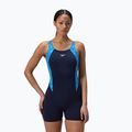 Ladies' one-piece swimsuit Speedo HyperBoom Splice Legsuit lagoon blue/celeste