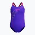 Children's one-piece swimsuit Speedo Medley Logo Medalist indigo glow