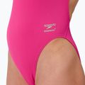 Women's one-piece swimsuit Speedo FL Solid V-Back flare pink 5
