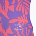 Women's one-piece swimsuit Speedo FL Printed Web Back coral cluster/indigo glow 3