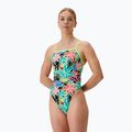 Women's one-piece swimsuit Speedo FL Printed V-Back tropicana/black