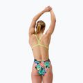 Women's one-piece swimsuit Speedo FL Printed V-Back tropicana/black 2