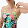 Women's one-piece swimsuit Speedo FL Printed V-Back tropicana/black 4
