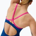 Women's one-piece swimsuit Speedo FL Solid Flyback 2.0 aegean denim/flare pink 5