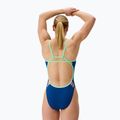 Women's one-piece swimsuit Speedo FL Solid Tri Back aegean denim/alfalfa green 2