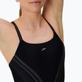 Women's one-piece swimsuit Speedo Printed Active Back black 4