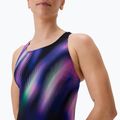 One-piece swimsuit Speedo Placement Printed Powerback blurry glass/black 4