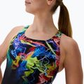 One-piece swimsuit Speedo Placement Printed Powerback static volta/anthracite 5