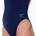 Women's one-piece swimsuit Speedo FL Solid Leaderback team navy 5