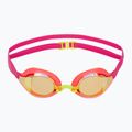Swim goggles Speedo Fastskin Speedsocket 2 Mirror neon melon/vermillion/gold mirror 2