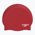 Swim cap Speedo Plain Moulded Silicone speedo red